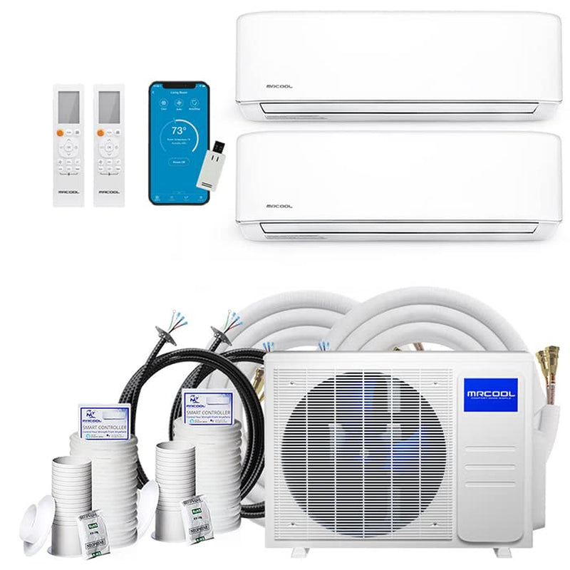DIYM227HPW00C01 DIY Multi-Zone Series Ductless Heat Pump, White