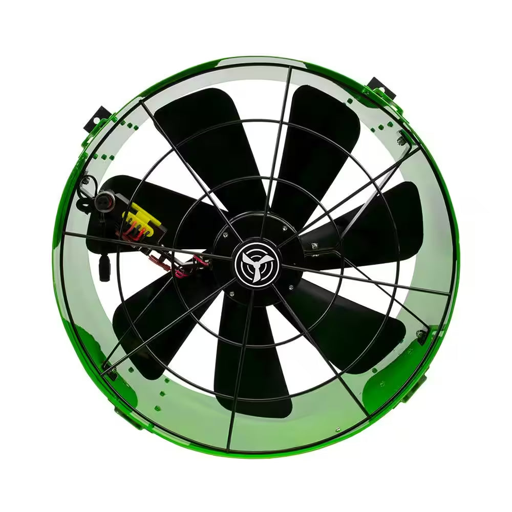 40-Watt Hybrid Solar/Electric Powered Gable Mount Attic Fan with Included Inverter
