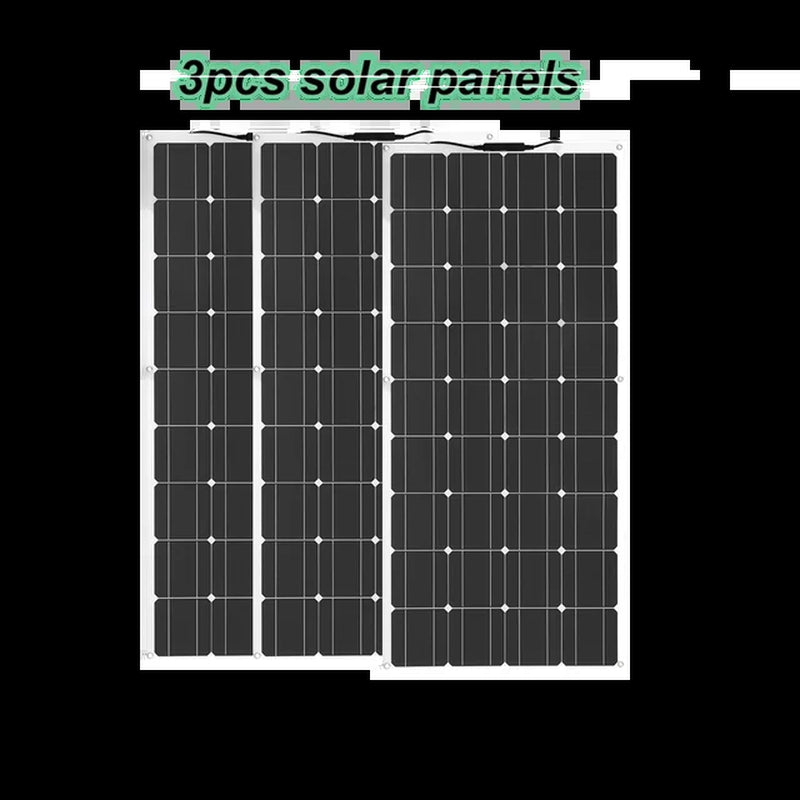 120W Panel Solar 240W 12V Mono Solar Cell Outdoor 360W Flexible Solar Panel Kit 600W 1200W for Light Home Lead Acid Battery Cell