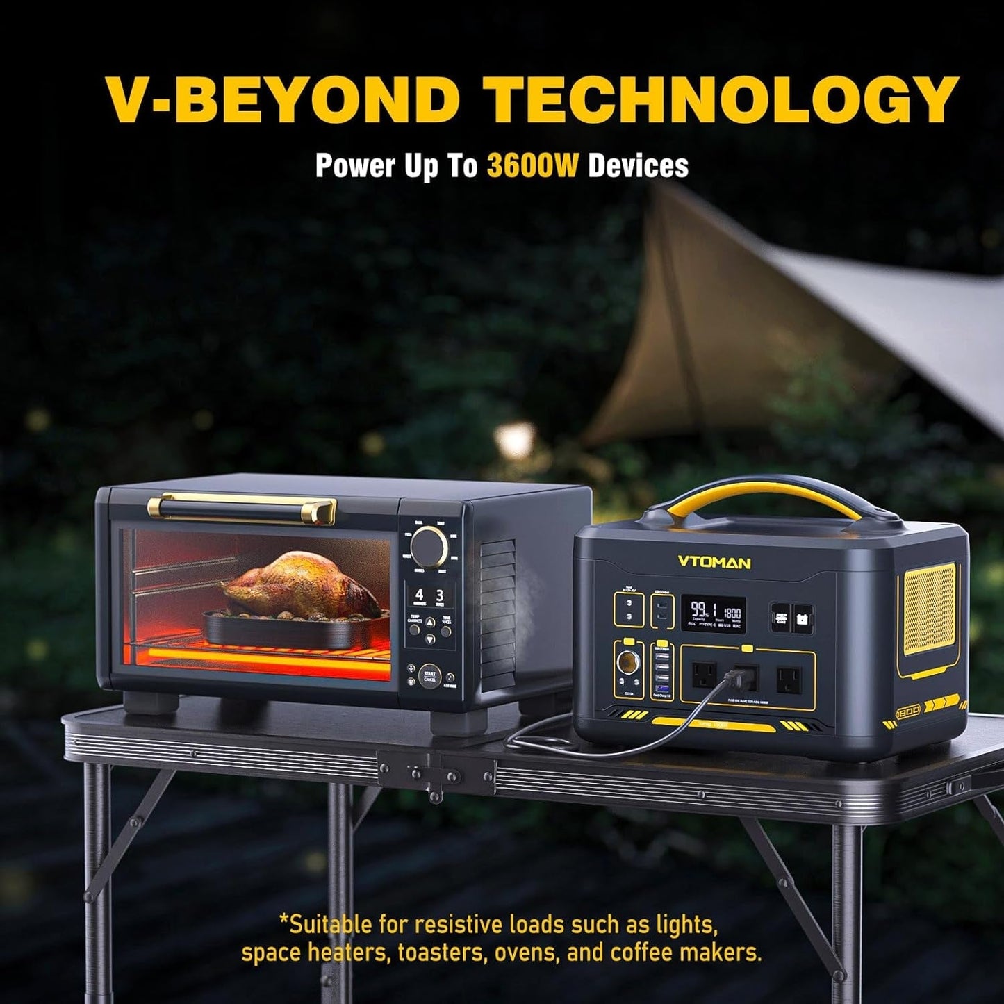 Jump 1800 Solar Generator with 400W Panels Included, 1800W/1548Wh Lifepo4 Power Station with 1800W Constant-Power, Regulated 12V DC, PD 100W Type-C for Home Backup & Rv/Van Camping(2 Parcels)