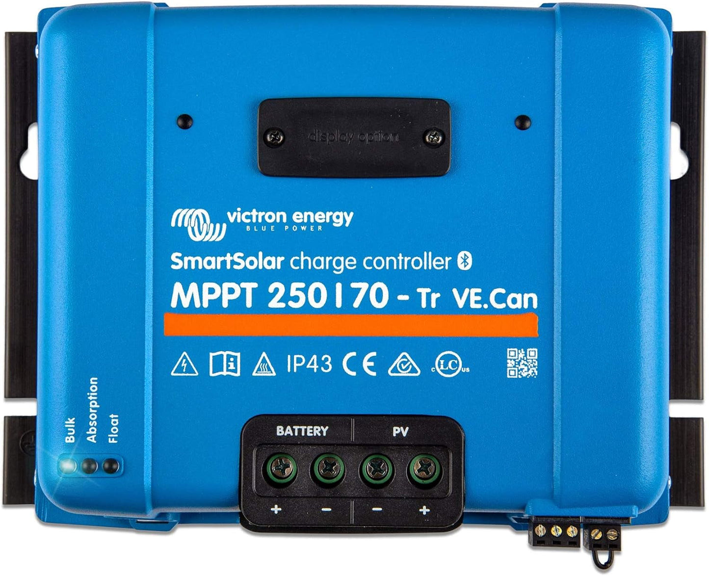 Smartsolar MPPT Tr VE. Can Solar Charge Controller (Bluetooth) - Charge Controllers for Solar Panels - 250V, 70 Amp, 12/24/36/48-Volt