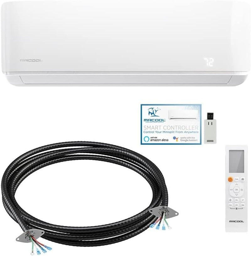 MRCOOL DIYM248HPW00C08 DIY Multi-Zone Series Ductless Heat Pump, White