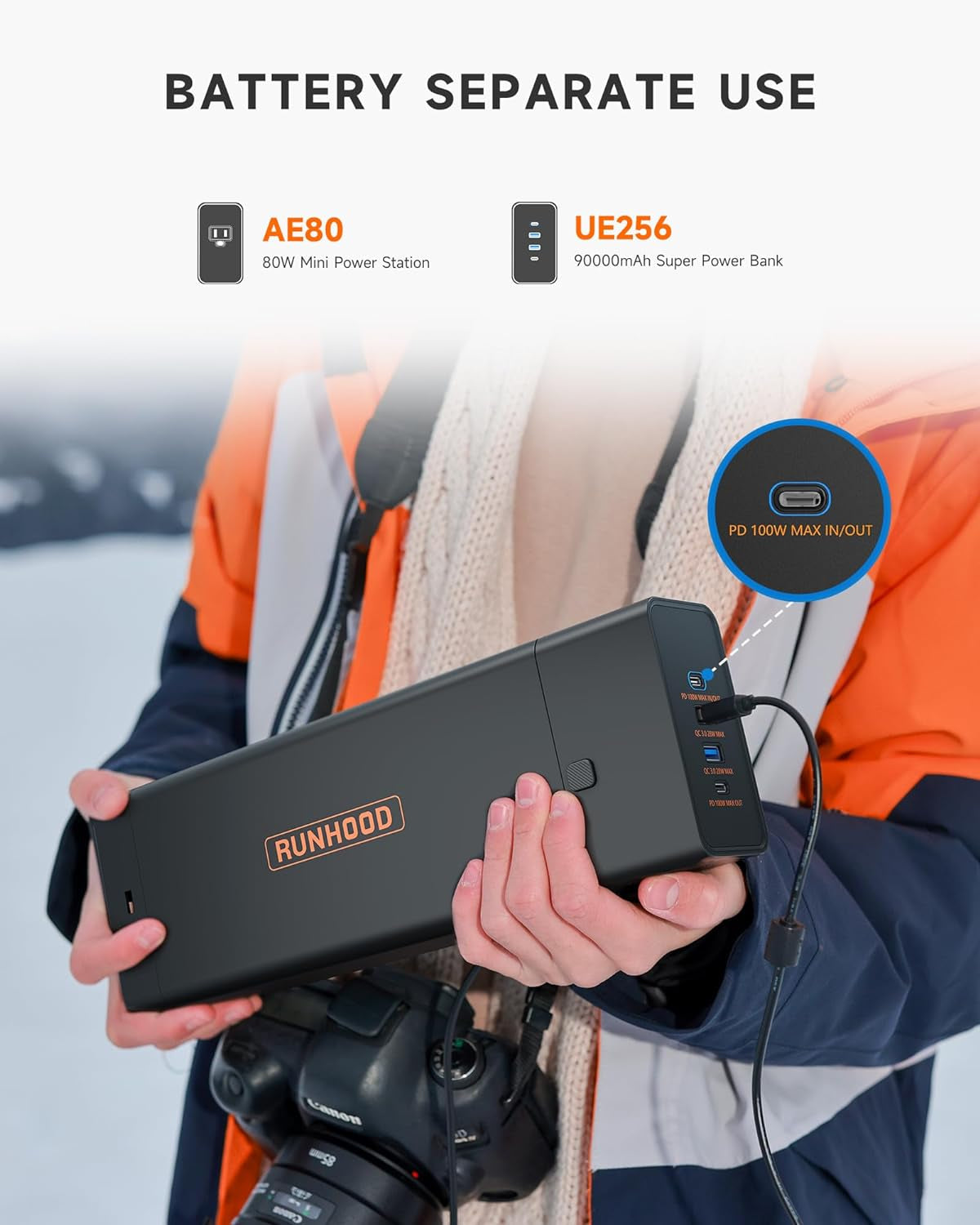 Solar Generator Rallye 600 Pro, 1296Wh Portable Power Station Hot Swappable Energy Bar Backup Batteries(4*Eb324), 110V/600W AC Outlet for Outdoors Camping Travel, Home Use, Emergency, CPAP