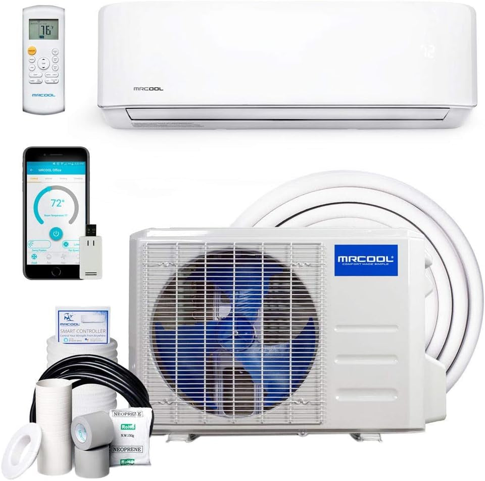 MRCOOL - DIY-36-HP-230B25 DIY 36K BTU 16 SEER Ductless Heat Pump Split System 3Rd Generation - 230V
