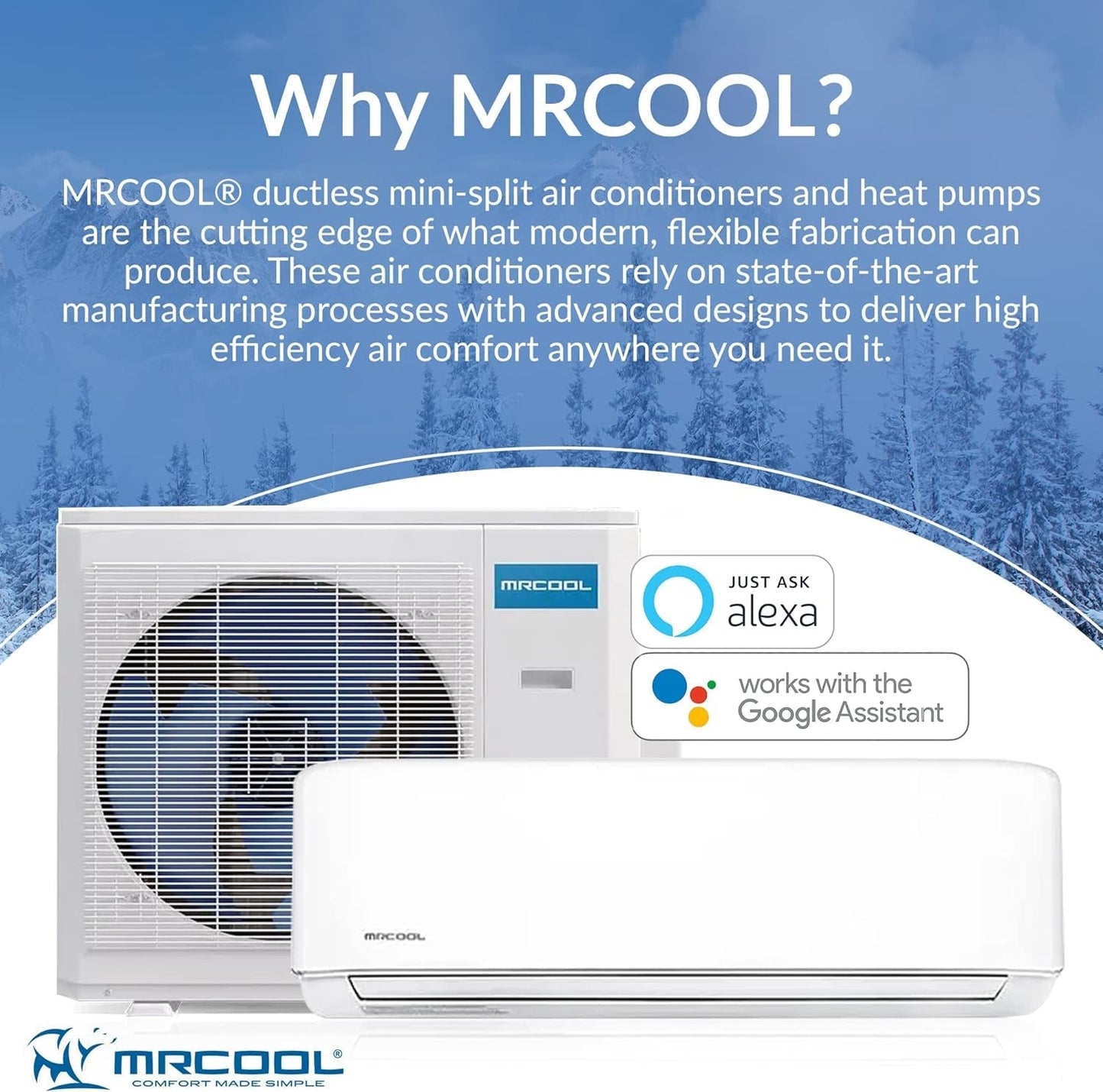DIYM227HPW00C07 DIY Multi-Zone Series Ductless Heat Pump, White