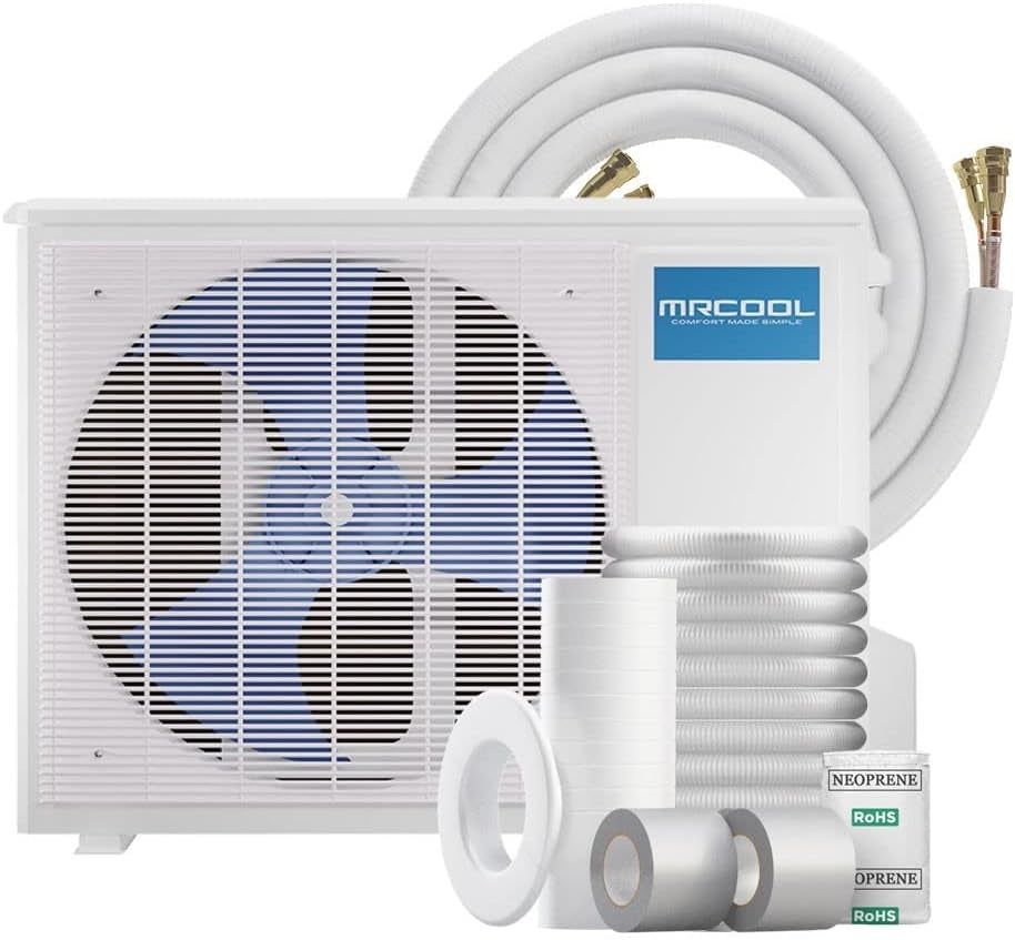 MRCOOL DIY 24K BTU 20.5 SEER Ductless Mini Split AC & Heat Pump 4Th Generation - Energy Star 240V with Line Set Cover & 1 YR Labor Warranty