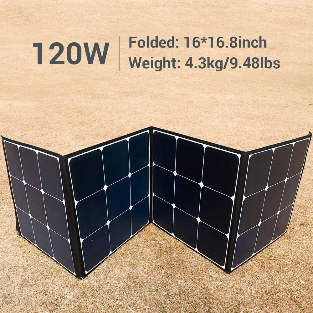 2400Wh Solar Generator,Eb240 Potable Power Station with 2Pcs SP1200 200W Foldable Solar Panels Included,2 1000W AC Outlets Lithium Backup Battery for Outdoor Van Camping Home Use Emergency