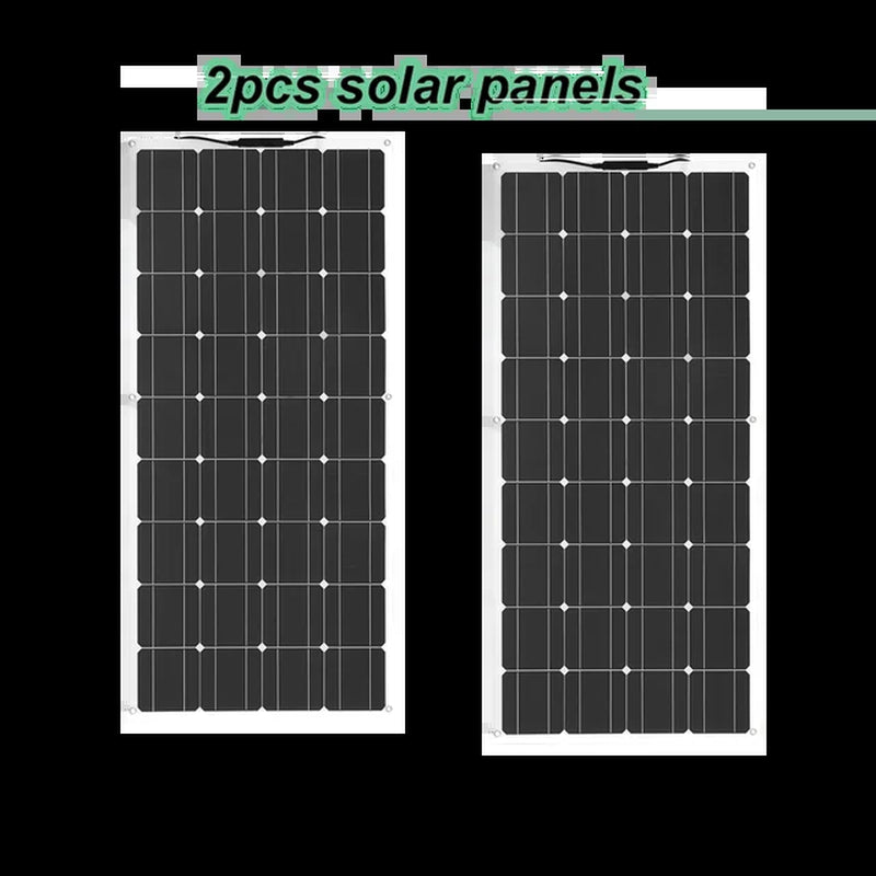 120W Panel Solar 240W 12V Mono Solar Cell Outdoor 360W Flexible Solar Panel Kit 600W 1200W for Light Home Lead Acid Battery Cell