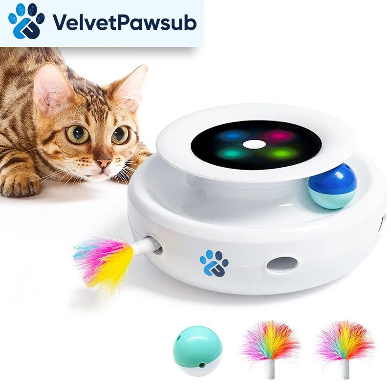 Smart 2-in-1 Interactive Pet Teaser & Treat Ball